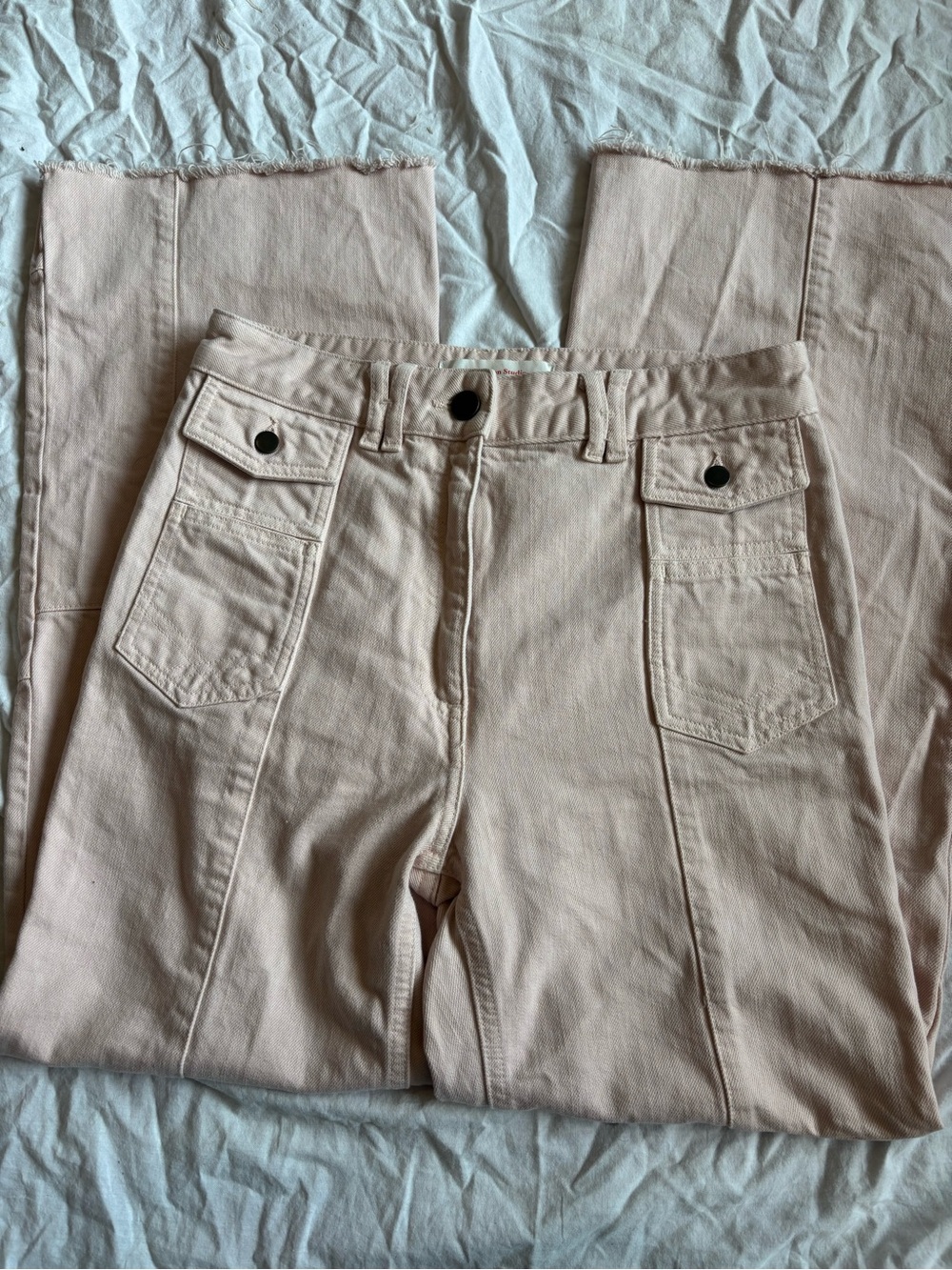 Gerard Darel light pink Wide-Leg jeans